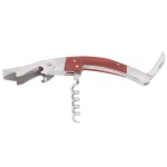 Franmara Curved Stainless Steel Waiter's Corkscrew with Burgundy Wood Inset Handle 3196 Franmara Curved Stainless Steel Waiter's Corkscrew with Burgundy Wood Inset Handle 3196