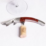 Franmara Curved Stainless Steel Waiter's Corkscrew with Burgundy Wood Inset Handle 3196 Franmara Curved Stainless Steel Waiter's Corkscrew with Burgundy Wood Inset Handle 3196
