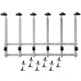 Precision Pours WM 1 1/2 oz MO Rack & Pour 1.5 oz. Wall Mount 6 Bottle Measured Liquor Pourer and Rack System Precision Pours WM 1 1/2 oz MO Rack & Pour 1.5 oz. Wall Mount 6 Bottle Measured Liquor Pourer and Rack System