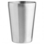TableCraft 10470 18 oz. Brushed Stainless Steel Cocktail Shaker Tin