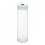 San Jamar 8573SV Green Thin Viscosity Valve for EZ-KLEEN® Sauce Bottles - 6/Pack