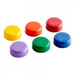 San Jamar 8573SV Green Thin Viscosity Valve for EZ-KLEEN® Sauce Bottles - 6/Pack
