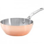 de Buyer Prima Matera 7.9 Qt. Induction Ready Copper Sauce Pot with Cover 6243.24