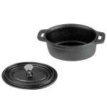 American Metalcraft CIPOV63 11 oz. Pre- Seasoned Mini Cast Iron Oval Dutch Oven American Metalcraft CIPOV63 11 oz. Pre- Seasoned Mini Cast Iron Oval Dutch Oven