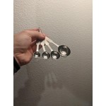 Vollrath 47118 4-Piece Stainless Steel Round Measuring Spoon Set