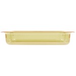 Vollrath 9004410 Super Pan® Full Size Amber High Heat Plastic Food Pan - 4 Vollrath 9004410 Super Pan® Full Size Amber High Heat Plastic Food Pan - 4