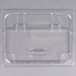 Cambro 22CW110 Camwear® 1/2 Size Black Polycarbonate Food Pan - 2 1/2