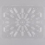 Cambro 22CW110 Camwear® 1/2 Size Black Polycarbonate Food Pan - 2 1/2