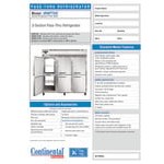 Continental Refrigerator 3RNSSPTHD 78 Continental Refrigerator 3RNSSPTHD 78