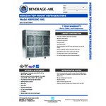 Beverage-Air HRPS3HC-1HG Horizon Series 78
