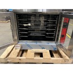 Scratch and Dent Vulcan VC4GD-2 1D150K Liquid Propane Single Deck Full Size Gas Convection Oven with Solid State Controls and Legs - 50,000 BTU Scratch and Dent Vulcan VC4GD-2 1D150K Liquid Propane Single Deck Full Size Gas Convection Oven with Solid State Controls and Legs - 50,000 BTU