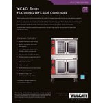 Scratch and Dent Vulcan VC4GD-2 1D150K Liquid Propane Single Deck Full Size Gas Convection Oven with Solid State Controls and Legs - 50,000 BTU Scratch and Dent Vulcan VC4GD-2 1D150K Liquid Propane Single Deck Full Size Gas Convection Oven with Solid State Controls and Legs - 50,000 BTU