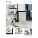 Scratch and Dent Danby DAR044A4BSLDD Designer 4.4 Cu. Ft. Stainless Steel Solid Door Reach-In Refrigerator