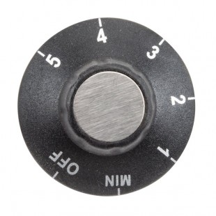 Waring 031098 Temperature Knob for Countertop Ranges (Off, Min, 1 - 5)