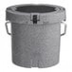 CaterGator CCG20SPG Gray 20 Qt. Round Rotomolded Outdoor Cooler / Ice Chest