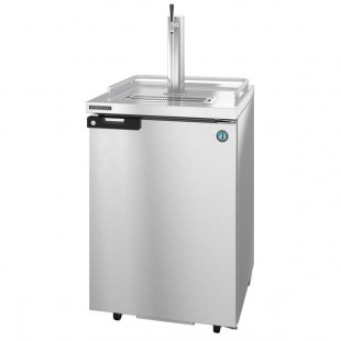 Hoshizaki DD24-S Stainless Steel Single Tap Kegerator Beer Dispenser - (1) 1/2 Keg Capacity