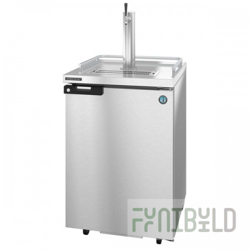 Hoshizaki DD24-S Stainless Steel Single Tap Kegerator Beer Dispenser - (1) 1/2 Keg Capacity