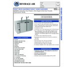 Beverage-Air DD58HC-1-S 1 Single and 1 Double Tap Kegerator Beer Dispenser - Stainless Steel Front, (3) 1/2 Keg Capacity Beverage-Air DD58HC-1-S 1 Single and 1 Double Tap Kegerator Beer Dispenser - Stainless Steel Front, (3) 1/2 Keg Capacity