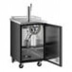 Avantco UDD-1-HC Single Tap Kegerator Beer Dispenser - Black, (1) 1/2 Keg Capacity