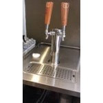 Avantco UDD-1-HC Single Tap Kegerator Beer Dispenser - Black, (1) 1/2 Keg Capacity