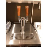 Avantco UDD-1-HC Single Tap Kegerator Beer Dispenser - Black, (1) 1/2 Keg Capacity