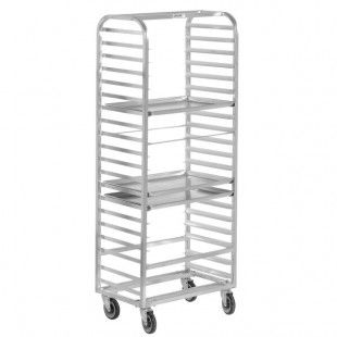 Channel 414S 10 Pan Side Load Stainless Steel Bun / Sheet Pan Rack - Assembled