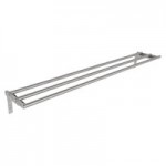 Eagle Group AWTP2 Liquid Propane Two Pan Sealed Well Water Bath Steam Table with Galvanized Legs and Safety Pilot