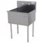 Advance Tabco 4-1-36 One Compartment Stainless Steel Commercial Sink - 36 Advance Tabco 4-1-36 One Compartment Stainless Steel Commercial Sink - 36