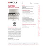 Wolf by Vulcan WX60F-6B24GN WX Series Natural Gas 60