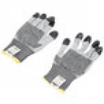 Cordova Monarch Dots Gray Engineered Fiber Cut Resistant Gloves with Two-Sided Nitrile Dotted Coating - Extra Large - Pair