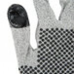 Cordova Monarch Dots Gray Engineered Fiber Cut Resistant Gloves with Two-Sided Nitrile Dotted Coating - Extra Large - Pair