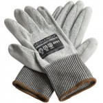 Cordova Monarch Dots Gray Engineered Fiber Cut Resistant Gloves with Two-Sided Nitrile Dotted Coating - Extra Large - Pair