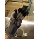 Cordova Monarch Dots Gray Engineered Fiber Cut Resistant Gloves with Two-Sided Nitrile Dotted Coating - Extra Large - Pair