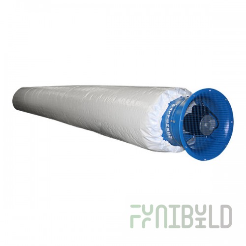 Patterson Power Tube 250' Fabric Air Duct System with 30