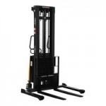 Vestil 3,000 lb. Semi-Electric Powered Fork Stacker with Adjustable Forks and 36 Vestil 3,000 lb. Semi-Electric Powered Fork Stacker with Adjustable Forks and 36
