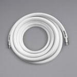 Sani-Lav H503 50' Safety Orange Washdown Hose with Stainless Steel 3/4
