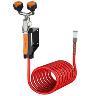 Guardian Equipment G5046 Wall Mounted Eyewash Station with 12' Coiled Drench Hose
