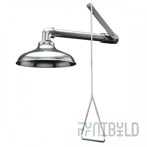Guardian Equipment G1691 Stainless Steel Horizontally Mounted Emergency Shower