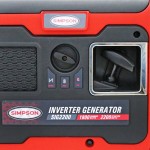 Simpson 70061 Portable 3 HP Inverter / Generator with Recoil Start - 2,200/1800W, 120V Simpson 70061 Portable 3 HP Inverter / Generator with Recoil Start - 2,200/1800W, 120V