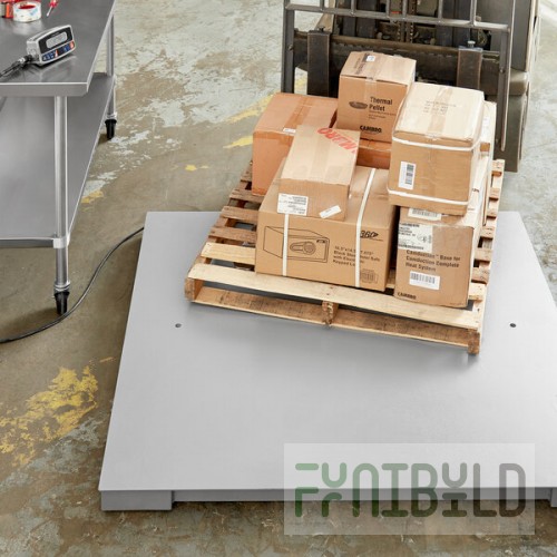 Tor Rey Pro-Tek 5,000 lb. 5' x 5' Industrial Floor Scale PLP-5/5-2500/5000S