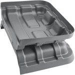 Lavex 12 Cubic Foot Gray Cube Truck Lid Lavex 12 Cubic Foot Gray Cube Truck Lid