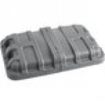 Lavex 12 Cubic Foot Gray Cube Truck Lid Lavex 12 Cubic Foot Gray Cube Truck Lid