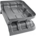 Lavex 12 Cubic Foot Gray Cube Truck Lid Lavex 12 Cubic Foot Gray Cube Truck Lid