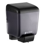 San Jamar SN30TBK Classic 30 oz. Black Liquid Soap / Hand Sanitizer Dispenser