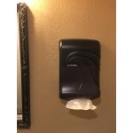 San Jamar T1790TBK Ultrafold Oceans Large Capacity C-Fold / Multi-Fold Towel Dispenser - Black Pearl San Jamar T1790TBK Ultrafold Oceans Large Capacity C-Fold / Multi-Fold Towel Dispenser - Black Pearl