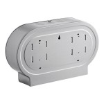 Lavex Stainless Steel Surface-Mounted Jumbo Double-Roll Toilet Tissue Dispenser Lavex Stainless Steel Surface-Mounted Jumbo Double-Roll Toilet Tissue Dispenser