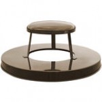 Witt Industries M3601-RCL-BN Brown Steel Rain Cap Lid for Oakley Series 36 Gallon Decorative Trash Can Witt Industries M3601-RCL-BN Brown Steel Rain Cap Lid for Oakley Series 36 Gallon Decorative Trash Can