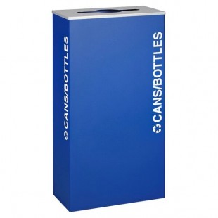 Ex-Cell Kaiser RC-KD17-C RYX Kaleidoscope XL Series Royal Blue Texture 17 Gallon Customizable Rectangular Cans / Bottles Receptacle Ex-Cell Kaiser RC-KD17-C RYX Kaleidoscope XL Series Royal Blue Texture 17 Gallon Customizable Rectangular Cans / Bottles Receptacle