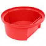 Rubbermaid® FG264788RED BRUTE Red Round Dome Top for FG264300 Containers 44 Gallon