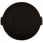 Carlisle 84104403 Bronco 44 Gallon Black Round Trash Can Carlisle 84104403 Bronco 44 Gallon Black Round Trash Can